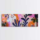 Dynamic Abstract Canvas Print Wabi Sabi Art Botanical Prints Zen Minimalist Wall Art Bedroom Calm Living Room Coastal Decor