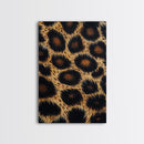 Abstract Leopard Canvas Print, Rustic Animal Print Wall Art, Bedroom Art, Farmhouse Decor, Skinny Tall Art, Gift Idea for Him