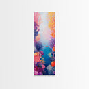 Vibrant Coral, koi fish painting, whimsical art, pink orange wall art, ocean painting, seascape painting, beach house art, canvas print