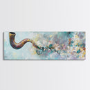 Abstract Smoke Pipe Art Canvas Print - Surreal Colorful Painting, Fantasy Wall Decor, Boho Home Aesthetic, Bar Lounge Art
