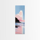 Pink Cloud, Dreamy Landscape, Soft Color Art, Aesthetic Sky, Boho Home Decor, Tranquil Seascape, Bedroom Wall Art, Framed Canvas Print