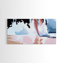 Splashing Waves, Water Reflections, Summer Art, Canvas Print, Beach Wall Decor, Coastal Home Art, Living Room Painting, Blue Seascape