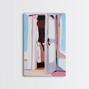 Open Door, Sunlit Entryway, Warm Aesthetic, Canvas Print, Cozy Home Decor, Minimalist Art, Farmhouse Wall Art, Living Room Decor