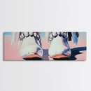 Bohemian Sandals, Chic Summer, Beach Vibes, Fashion Canvas Print, Bedroom Wall Art, Coastal Aesthetic, Trendy Boho Decor