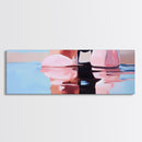 Reflection Water, Abstract Art, Minimalist Beach Art, Canvas Print, Soft Pastel Ocean Scene, Modern Home Decor, Coastal Living Aesthetic