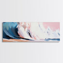 Ocean Wave, Coastal Beauty, Serene Seascape, Canvas Print, Beach House Wall Art, Nautical Theme, Living Room Decor, Modern Art Style
