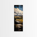 Landscape, Mountain, Rustic, Canvas Print, Cabin Wall Art, Scenic Nature Decor, Adventure Inspired, Lodge Wall Art, Tranquil Home Decor