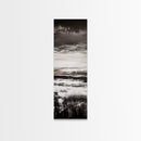 Moody Landscape Art, Black and White Painting, Nature Inspired Wall Decor, Rustic Home Accent, Modern Minimalist Style, Canvas Print