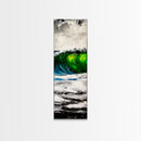 Ocean Wave, Bold Abstract Seascape, Coastal Wall Art, Framed Canvas Print, Modern Home Decor, Beach Inspired Artwork, Statement Piece