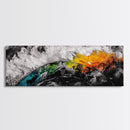 Abstract Earth, Bold Color Wall Art, Framed Canvas Print, Modern Home Decor, Living Room Wall Art, Unique Abstract Painting, Statement Art