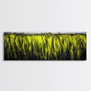 Seaweed Motion, Ocean Canvas Print, Coastal Wall Art, Minimalist Abstract, Green Sea Art, Nature Inspired, Modern Decor, Living Room Art
