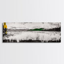 Monochrome Meadow, Landscape Canvas Print, Nature Wall Art, Farmhouse Decor, Rustic Art, Countryside Scene, Living Room Wall Art