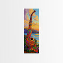 Colorful Saxophone, Musical Art, Boho Music Lover Gift, Bright Instrument Decor, Artistic Jazz Wall Accent, Canvas Print