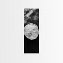 Sand Dollar Print, Minimalist Beach Decor, Sea Shell Wall Art, Coastal Bathroom or Nursery Style, Framed Canvas Print, Ocean Texture