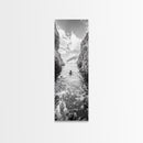 Ocean Escape, Cliff Swim, Travel Photography, Freedom Moment, Canvas Print, Minimalist Wall Art, Bathroom Decor, Beach House Art