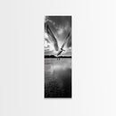 Soaring Bird, Ocean Wings, Nature Flight, Sky Spirit, Canvas Print, Coastal Wall Art, Beach House Decor, Modern Bird Photography