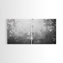 Fishing Pole, Water Focus, Tranquil Reflections, Minimalist Angler Art, Canvas Print, Cabin Wall Art, Lakehouse Decor