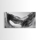 Ocean Cave, Textured Rock, Seaside Mystery, Canvas Print, Coastal Wall Art, Nature Photography, Bathroom Decor, Abstract Sea Cave