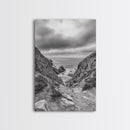 Ocean Cliffs, Rugged Coast, Seascape Photography, Travel Inspiration, Canvas Print, Hallway Wall Art, Coastal Modern Decor, Ocean View