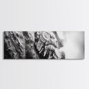 Tree Fungus, Natural Texture, Close-Up Growth, Wood Grain, Framed Canvas Print, Nature Wall Art, Boho Bedroom Decor, Botanical Print