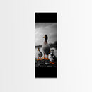 Duck Family, Lake Wildlife, Whimsical Birds, Baby Ducks, Canvas Print, Farmhouse Wall Art, Nursery Animal Decor, Playroom Country Vibes