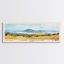 Cape Maclear, Malawi Watercolor Print, Vacation Gift, Malawi Wall Art, Beach Painting, Beach Decor, Large Wall Art, Wood Frame Art