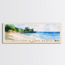 Doctor’s Cave Beach, Jamaica Watercolor Beach Print, Vacation Gift, Jamaica Wall Art, Framed Canvas Print, Framed Beach Painting