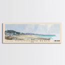 Hatenohama Beach, Japan Watercolor Print, Vacation Gift, Japan Wall Art, Beach Painting, Beach Decor, Large Wall Art, Wood Frame Art