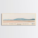 Ninety Mile Beach, New Zealand Watercolor Print, Vacation Gift, New Zealand Wall Art, Beach Painting, Beach Decor, Large Wall Art, Wood Frame Art