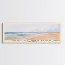 Pedn Vounder Beach, United Kingdom Watercolor Beach Print, Vacation Gift, United Kingdom Wall Art, Framed Canvas Print, Framed Beach Painting