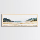 Rarawa Beach, New Zealand Watercolor Print, Vacation Gift, New Zealand Wall Art, Beach Painting, Beach Decor, Large Wall Art, Wood Frame Art