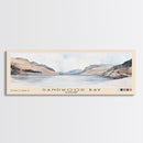 Sandwood Bay, Scotland Watercolor Print, Vacation Gift, Scotland Wall Art, Beach Painting, Beach Decor, Large Wall Art, Wood Frame Art