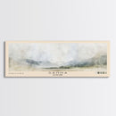 Sanna, Scotland Watercolor Print, Vacation Gift, Scotland Wall Art, Beach Painting, Beach Decor, Large Wall Art, Wood Frame Art