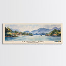 Tanjung Rhu, Langkawi, Malaysia Watercolor Print, Vacation Gift, Langkawi, Malaysia Wall Art, Beach Painting, Beach Decor, Large Wall Art, Wood Frame Art