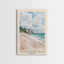 Folkestone Beach, Barbados Watercolor Beach Print, Vacation Gift, Barbados Wall Art, Beach Painting, Beach Decor, Beach Painting