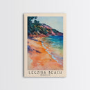 Legzira Beach, Morocco Watercolor Beach Print, Vacation Gift, Morocco Wall Art, Framed Canvas Print, Framed Beach Painting
