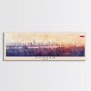 Pozna Poland Travel Art, City Art, Framed Canvas Print or Metal Wall Art, Europe Travel Poster, Panoramic Wall Art, Extra Wide Wall Art