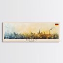 Essen Germany Travel Print Wall Art, Panoramic City Art, Travel Art, Wall Decor, Vacation Gift, Framed Canvas Print Or Metal Art
