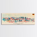 Karlovac Croatia Travel Art, City Art, Framed Canvas Print or Metal Wall Art, Europe Travel Poster, Panoramic Wall Art, Extra Wide Wall Art