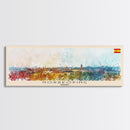 Norrkoping Sweden Travel Print Wall Art, Panoramic City Art, Travel Art, Wall Decor, Vacation Gift, Framed Canvas Print Or Metal Art
