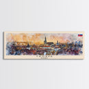 Trnava Slovakia Wall Art, Panoramic Travel Poster, Panoramic Framed Canvas Print, City Wall Art, Wall Hanging Home Decor, Travel Art