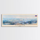 Vologda Russia Wall Art, Panoramic Travel Poster, Panoramic Framed Canvas Print, City Wall Art, Wall Hanging Home Decor, Travel Art