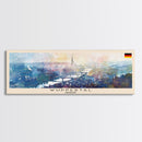 Wuppertal Germany Travel Art, City Art, Framed Canvas Print or Metal Wall Art, Europe Travel Poster, Panoramic Wall Art, Extra Wide Wall Art