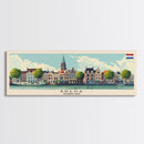Bremen Germany Wall Art, Panoramic Travel Poster, Panoramic Framed Canvas Print, City Wall Art, Wall Hanging Home Decor, Travel Art