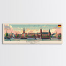 Brescia Italy Travel Print Wall Art, Panoramic City Art, Travel Art, Wall Decor, Vacation Gift, Framed Canvas Print Or Metal Art