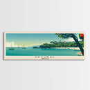 Setbal Portugal Travel Print Wall Art, Panoramic City Art, Travel Art, Wall Decor, Vacation Gift, Framed Canvas Print Or Metal Art