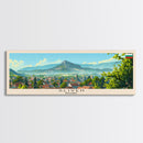Sliven Bulgaria Wall Art, Panoramic Travel Poster, Panoramic Framed Canvas Print, City Wall Art, Wall Hanging Home Decor, Travel Art