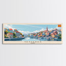 Vranje Serbia Wall Art, Panoramic Travel Poster, Panoramic Framed Canvas Print, City Wall Art, Wall Hanging Home Decor, Travel Art