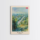 Kirov Russia Winter Landscape, Framed Canvas Print, Travel Poster, Wall Art, Home Decor, Living Room Decoration, Russian Urban Art