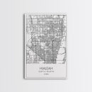 Hialeah Street Map, Nevada Map, City Map Art, Minimalist Wall Art, Wall Art, Canvas Print, Office Wall Art, Teen Gift, Travel Wall Print